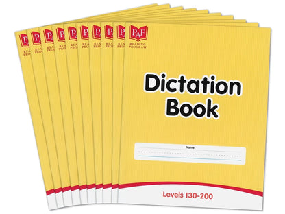 Levels 130-200 Dictation Books – Set of 10 - US 2101