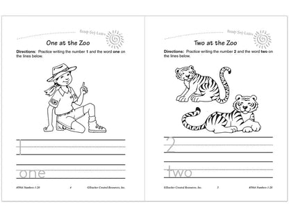 Numbers 1-20 Workbook - US 8202