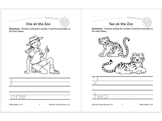 Numbers 1-20 Workbook - US 8202
