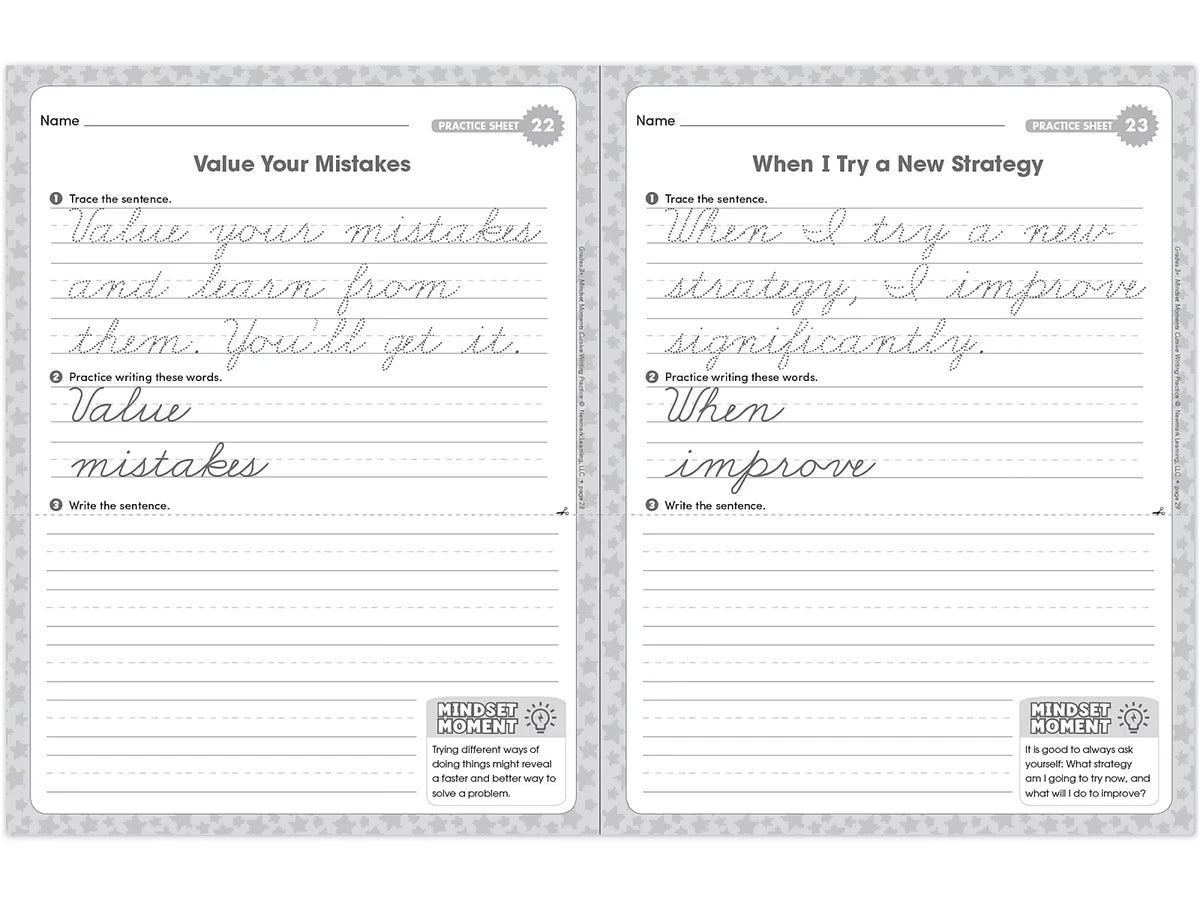 Cursive Writing Practice Workbook - Gr. 3 - US 6913