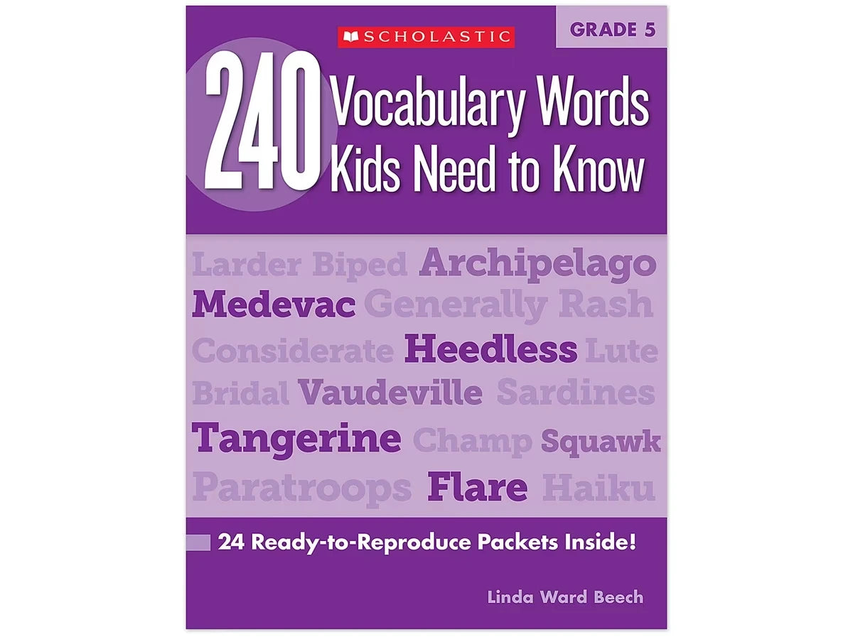 240 Words Kids Need to Know Workbook - Gr. 5 - US 6318