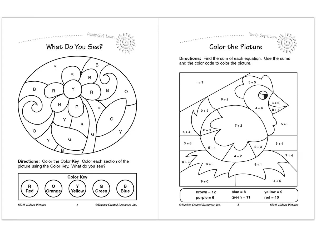 Hidden Pictures Workbook - Gr. 1-2 - US 4405