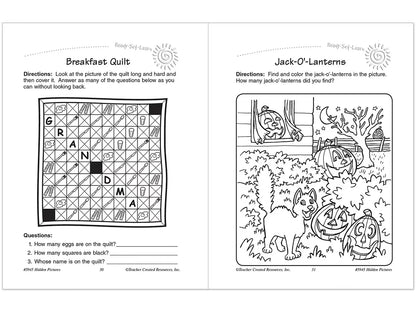 Hidden Pictures Workbook - Gr. 1-2 - US 4405