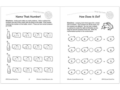 Second-Grade Fun Workbook - US 5458