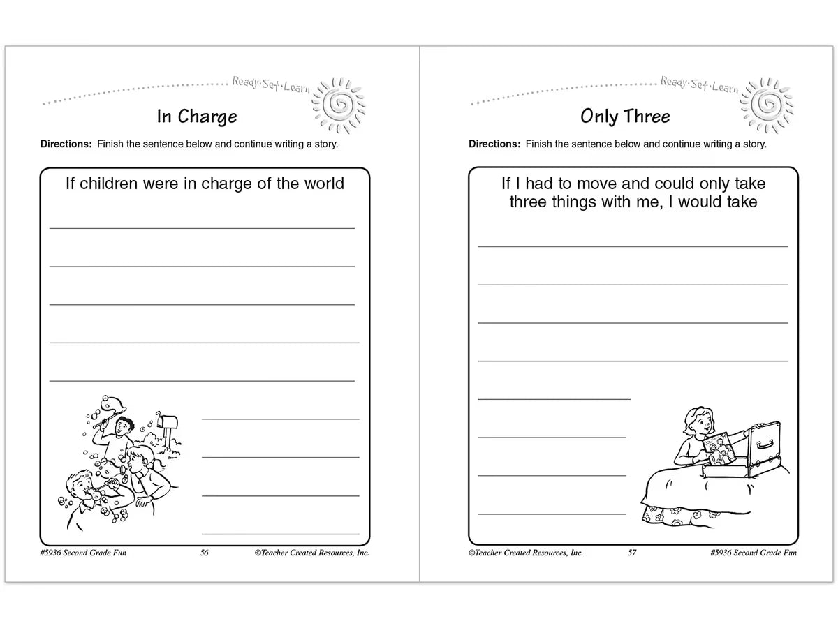 Second-Grade Fun Workbook - US 5458