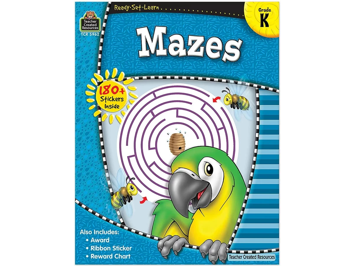 Mazes Workbook - Kindergarten - US 3188