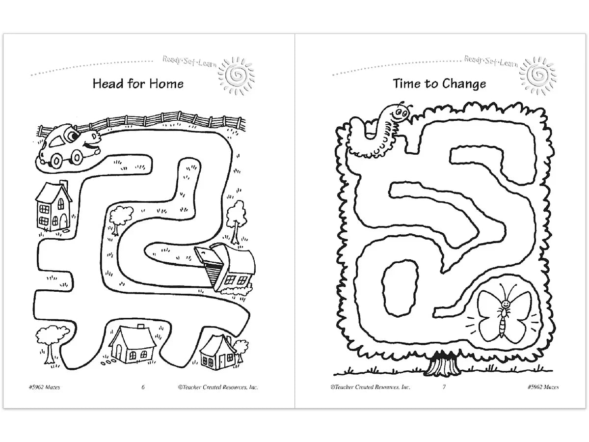 Mazes Workbook - Kindergarten - US 3188
