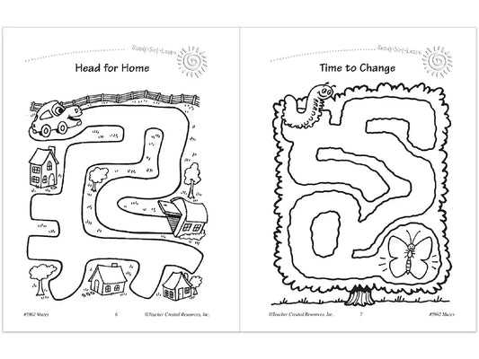 Mazes Workbook - Kindergarten - US 3188
