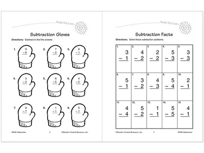 Subtraction Workbook - US 1403