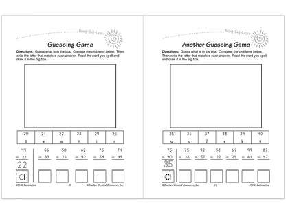 Subtraction Workbook - US 1403