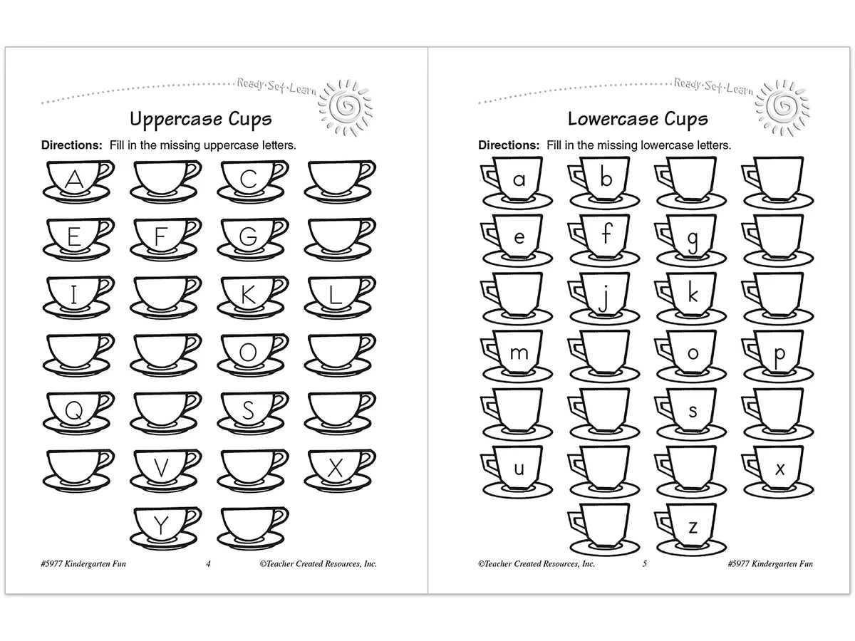 Kindergarten Fun Workbook - US 2062