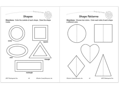 Kindergarten Fun Workbook - US 2062
