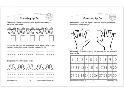 Numbers 1-30 Workbook - US 2831