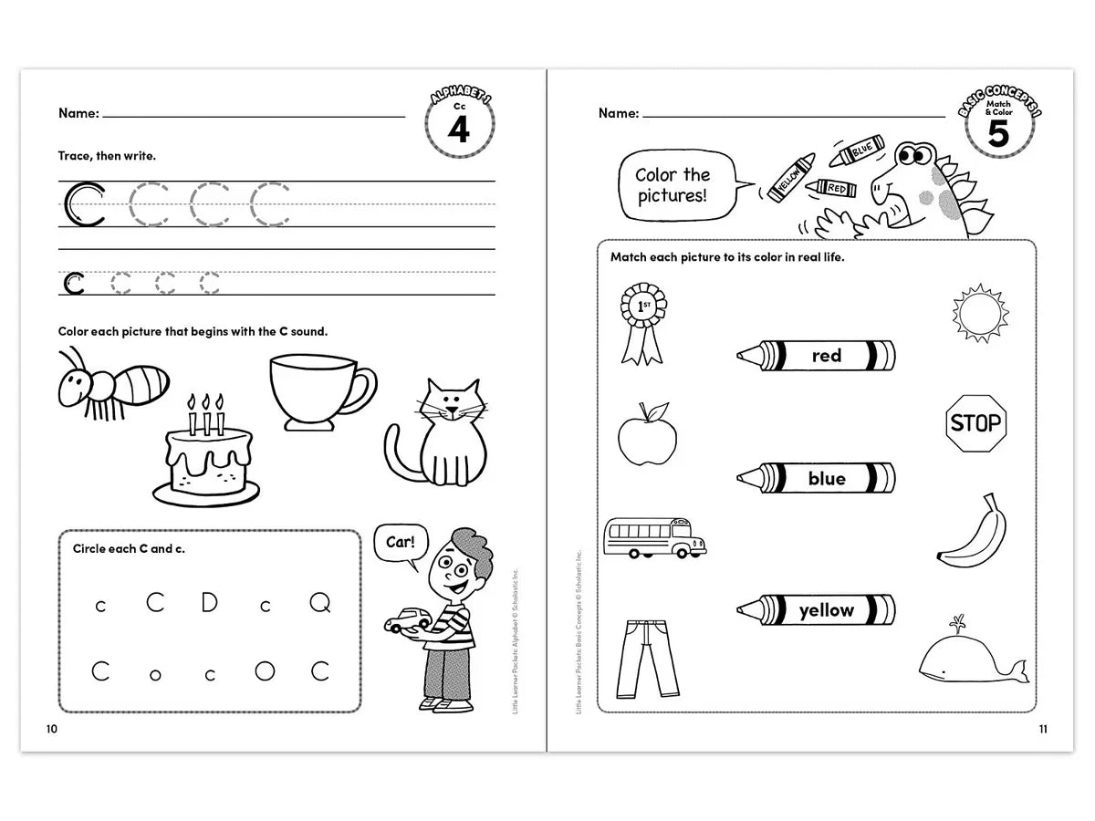 Alphabet Little Learner Packets Workbook - US 4811