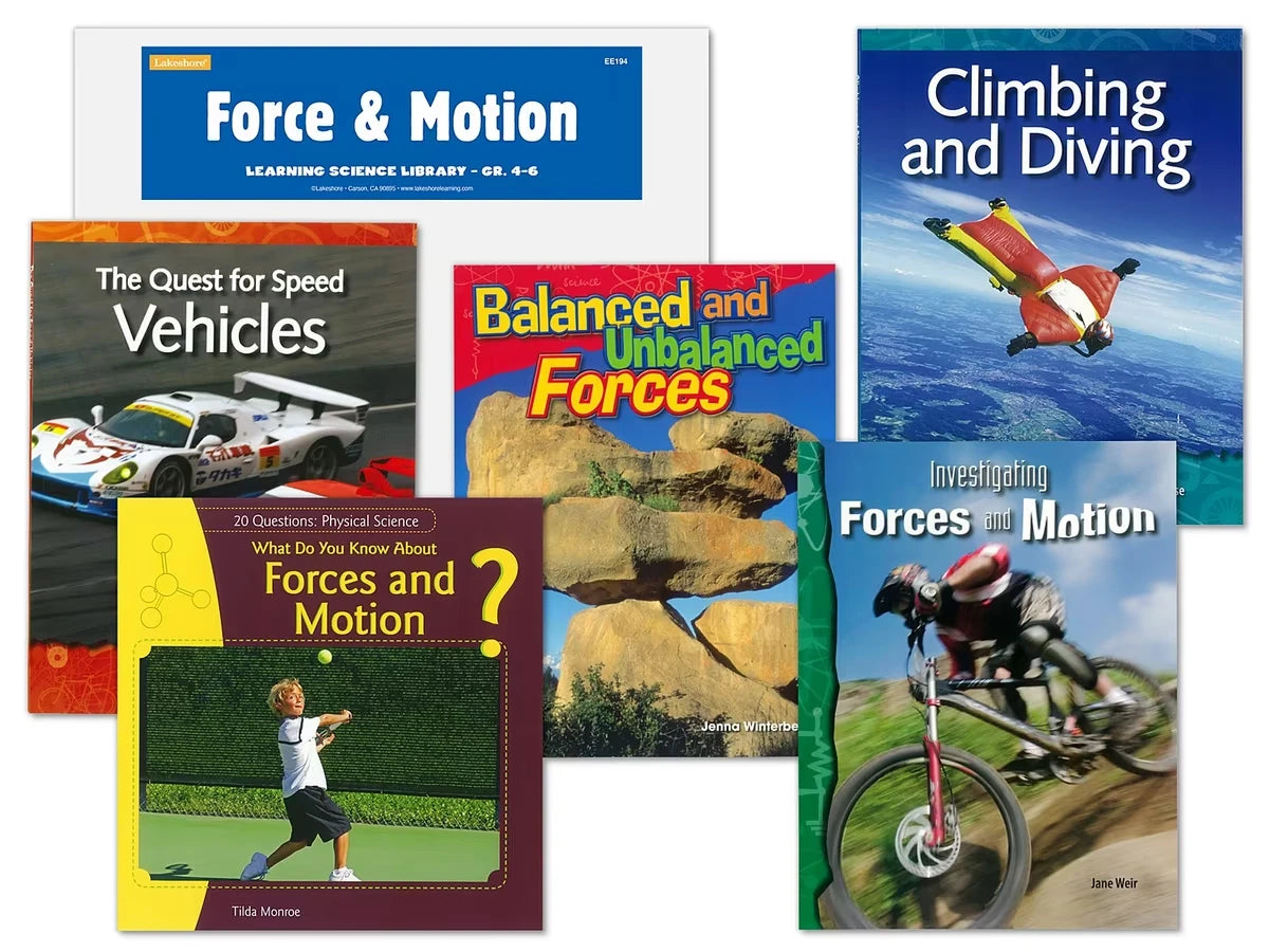 Force & Motion Book Library - Gr. 4-6 - US 8023