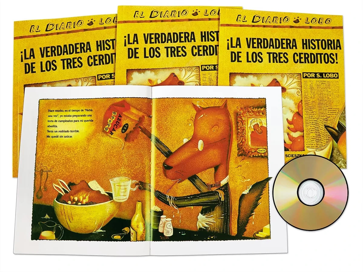 ¡La verdadera historia de los tres cerditos! Read-Along - US 5459