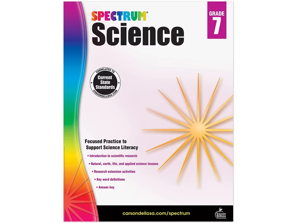 Spectrum® Science Workbook - Gr. 7 - US 7161