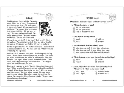 Master Reading Comprehension Workbook - Gr. 1 - US 7681