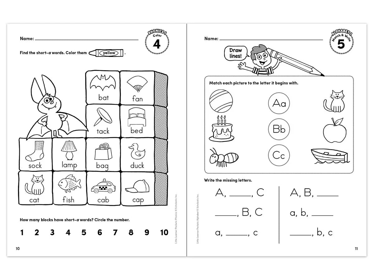 Phonics Little Learner Packets Workbook - US 4696
