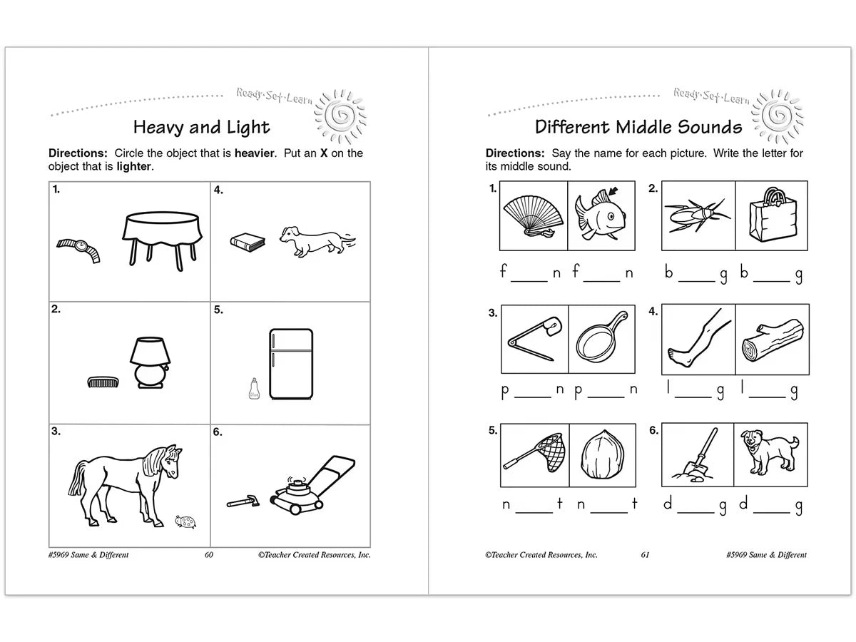 Same & Different Workbook - US 8415