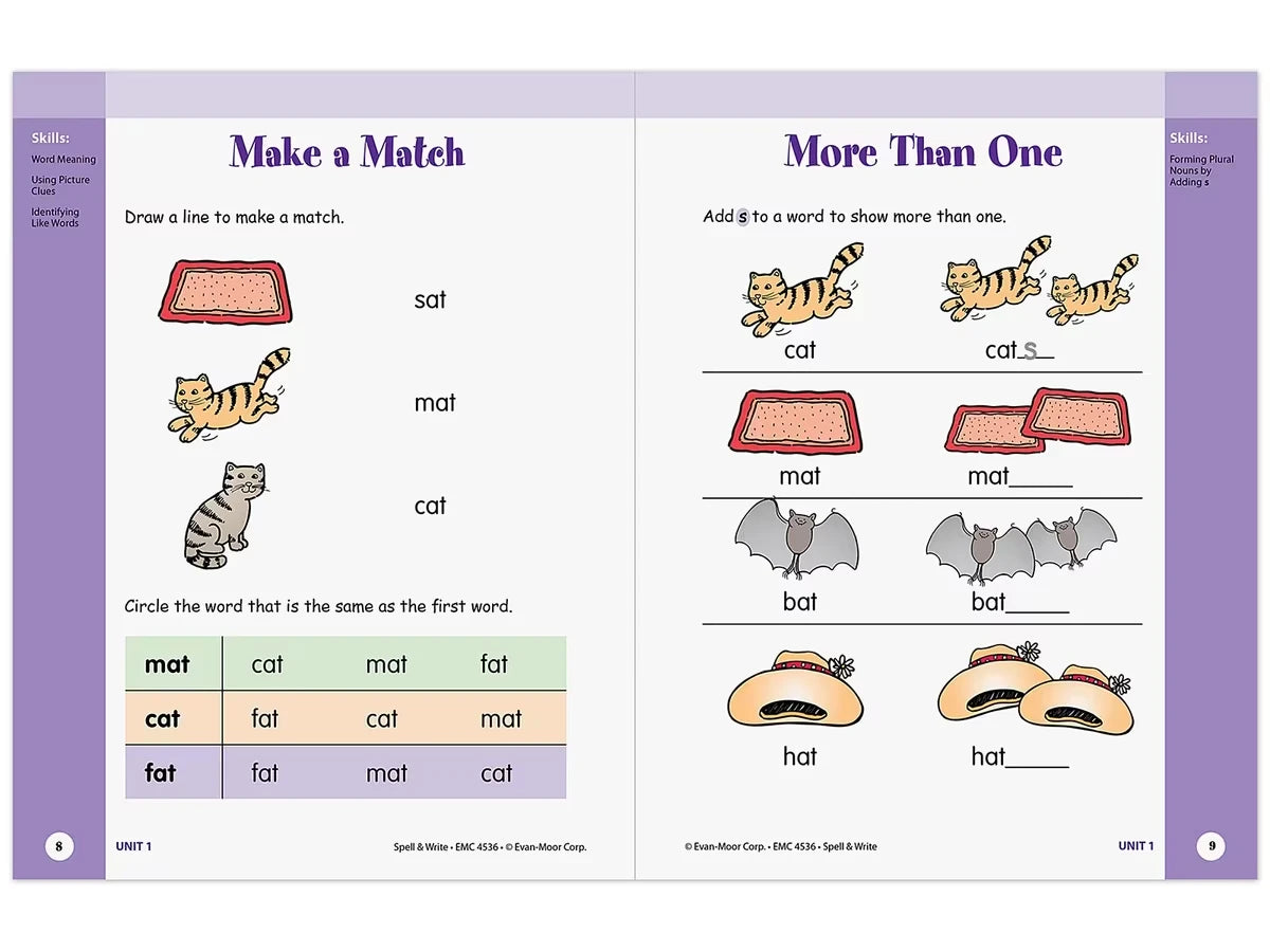 Spell & Write Skill Sharpeners Workbook - US 6615