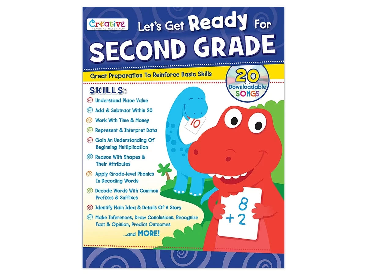 Let’s Get Ready for Second Grade Workbook - US 8432