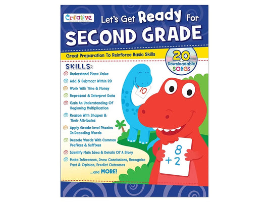 Let’s Get Ready for Second Grade Workbook - US 8432