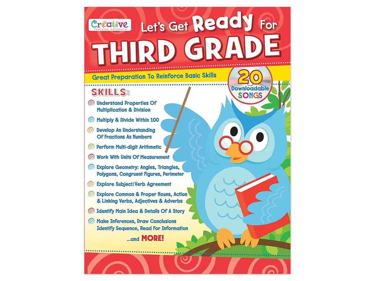 Let’s Get Ready for Third Grade Workbook - US 8996
