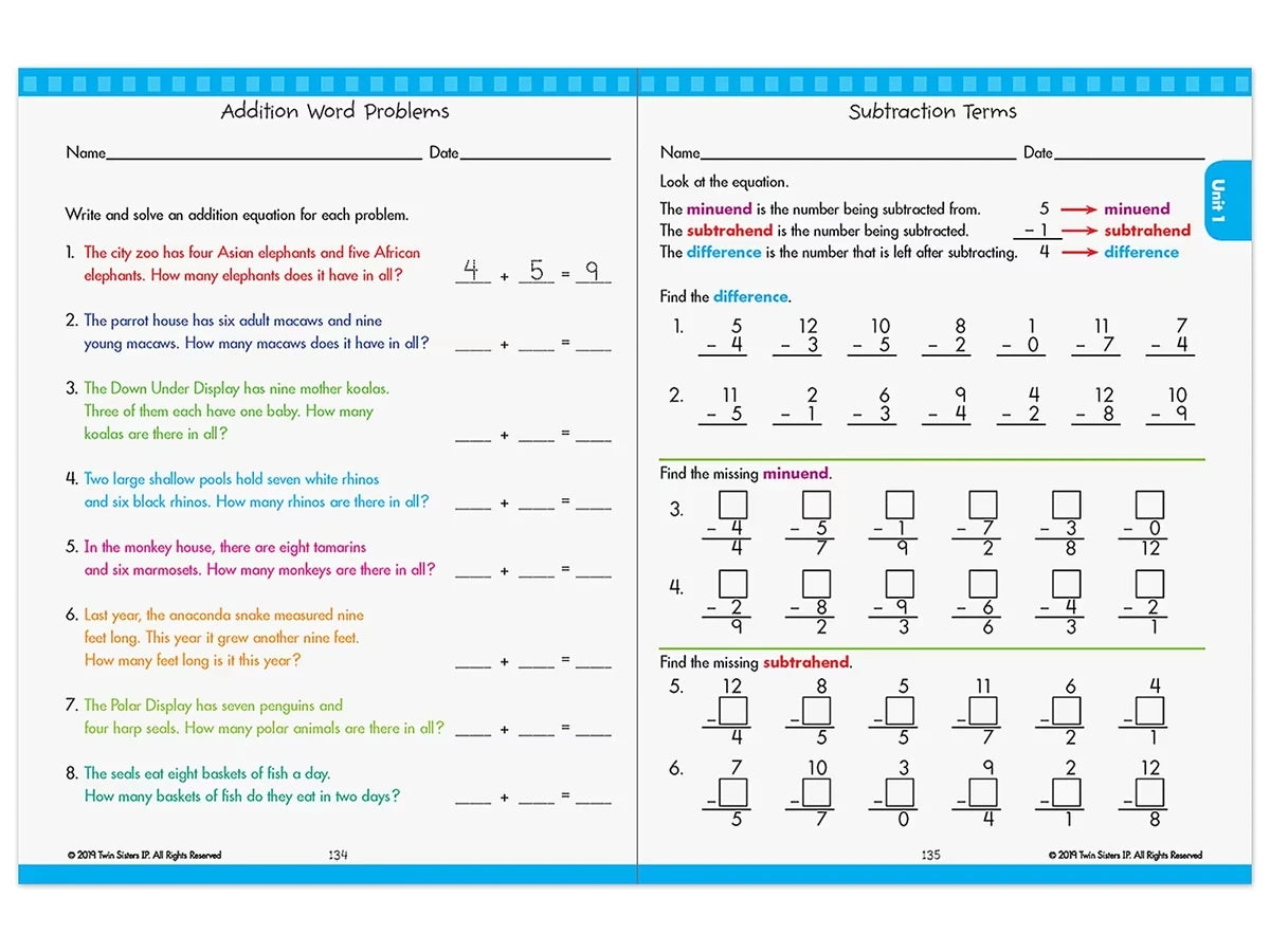 Let’s Get Ready for Third Grade Workbook - US 8996