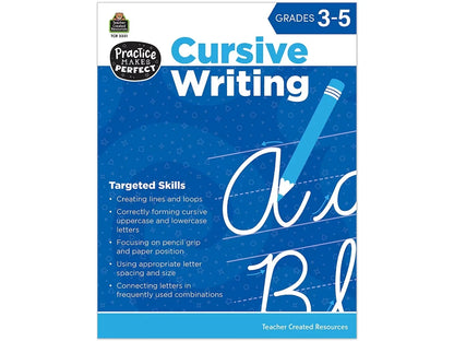 Cursive Writing Practice Workbook - US 9730