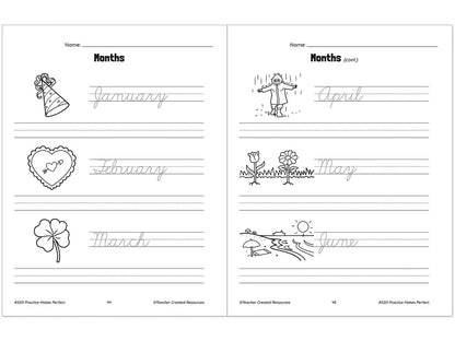 Cursive Writing Practice Workbook - US 9730