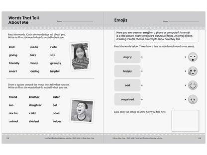 Social and Emotional Learning Activity Workbook - Gr. 1-2 - US 6256