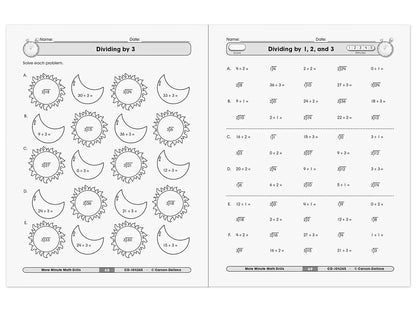 Multiplication & Division Minute Math Drills Workbook - US 5811