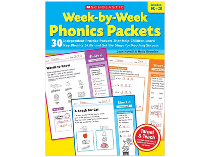 Phonics Week-By-Week Packets Workbook - US 2130