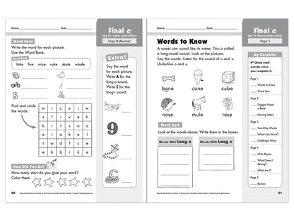 Phonics Week-By-Week Packets Workbook - US 2130