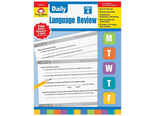 Daily Language Review Workbook - Gr. 4 - US 6277