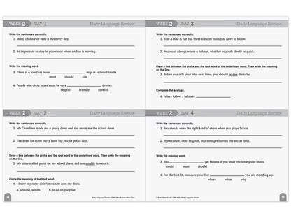 Daily Language Review Workbook - Gr. 4 - US 6277