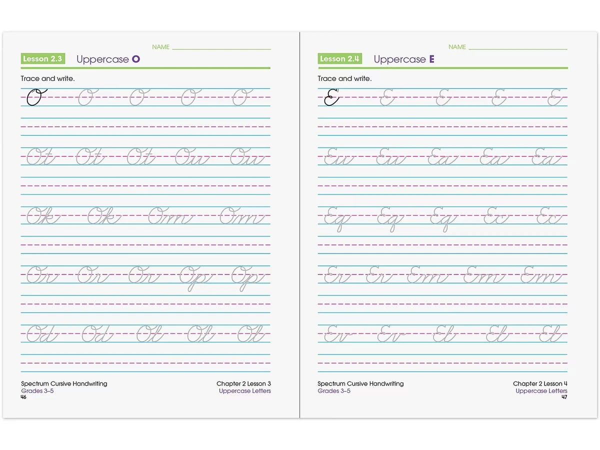 Spectrum® Cursive Handwriting Workbook - US 4902