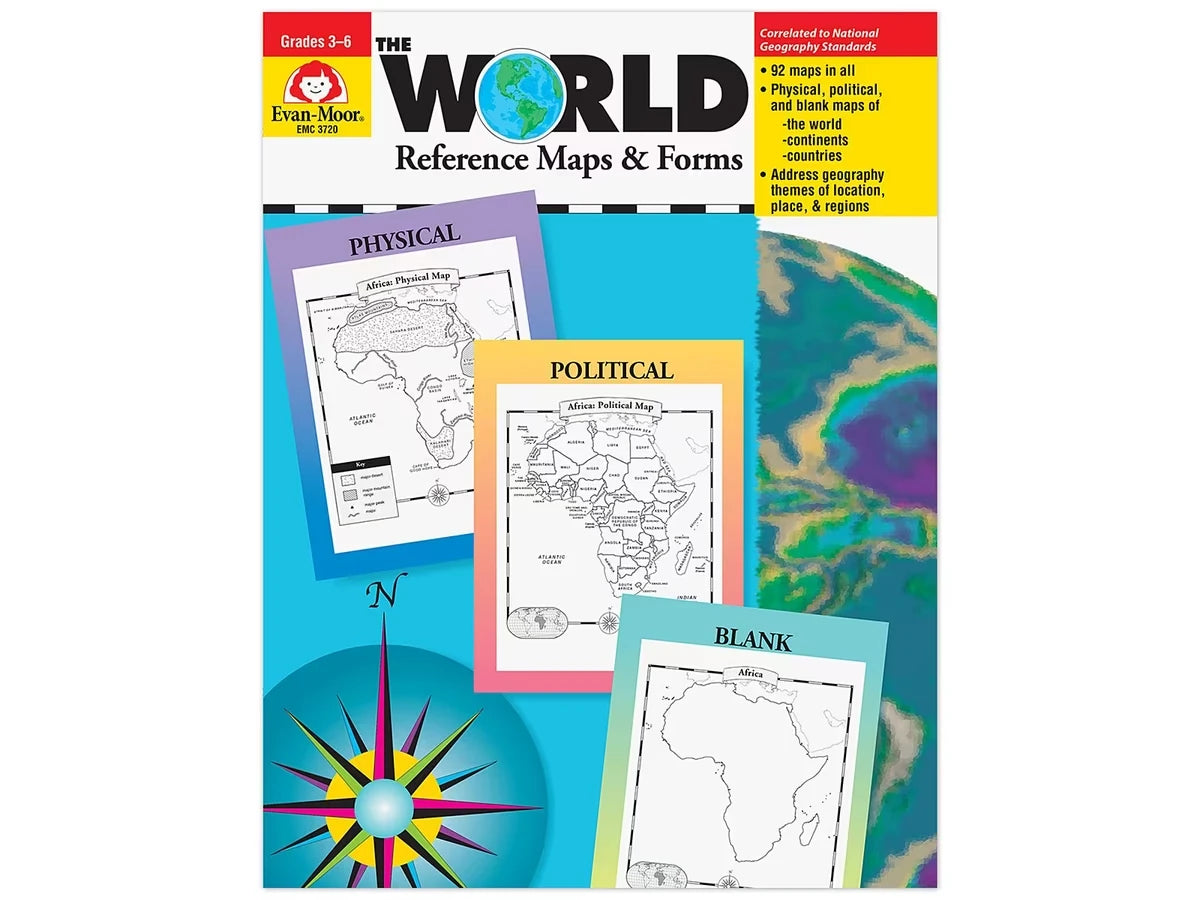 The World: Reference Maps & Forms Workbook - US 9165