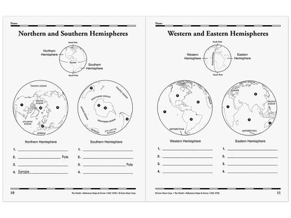 The World: Reference Maps & Forms Workbook - US 9165