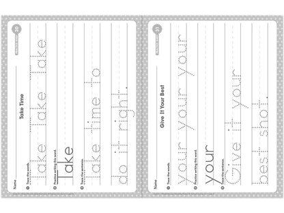 Handwriting Practice Workbook - K-Gr. 1 - US 5753
