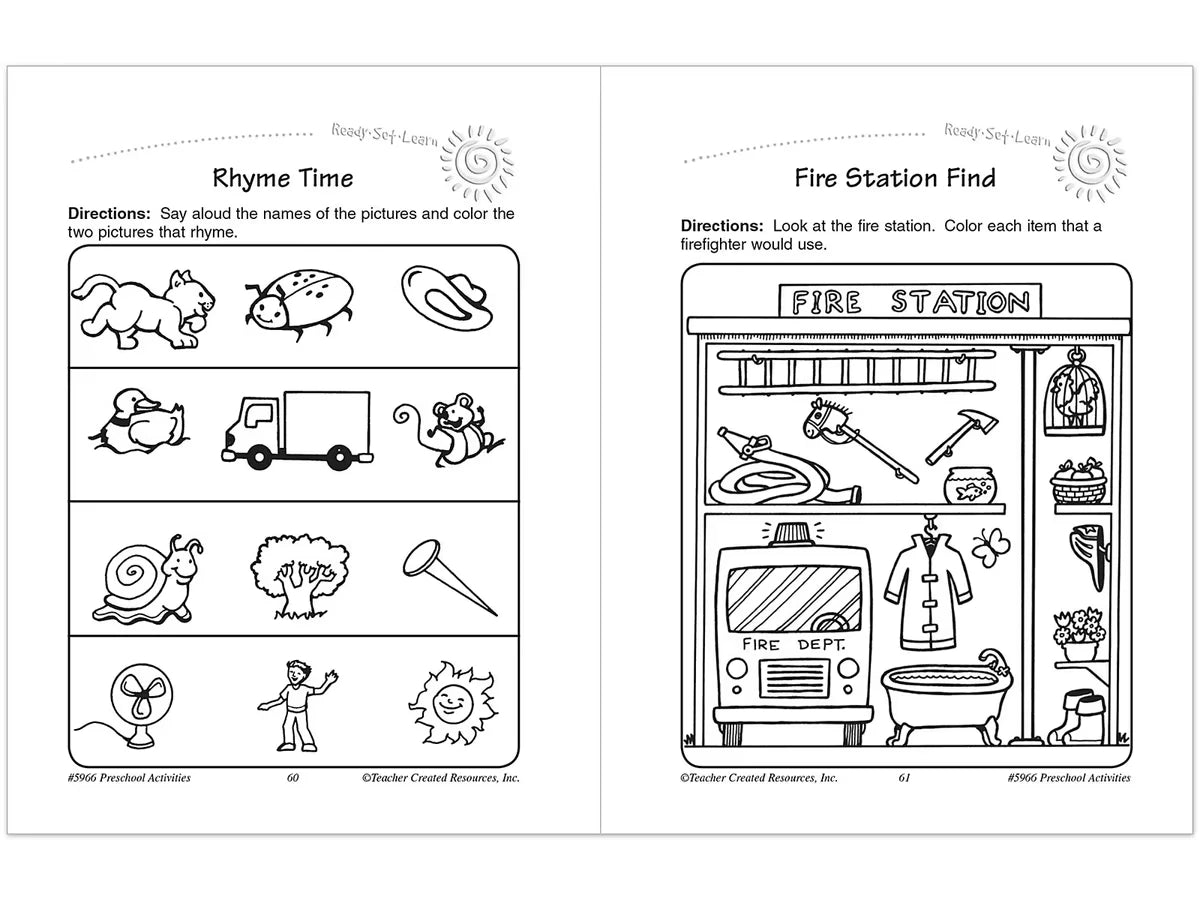 Preschool Workbook - US 8355