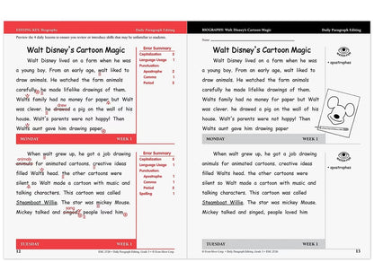 Daily Paragraph Editing Workbook - Gr. 3 - US 8192