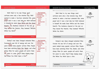 Daily Paragraph Editing Workbook - Gr. 3 - US 8192