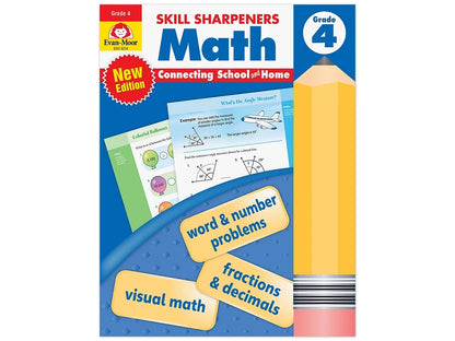 Math Skill Sharpeners Workbook - Gr. 4 - US 5930