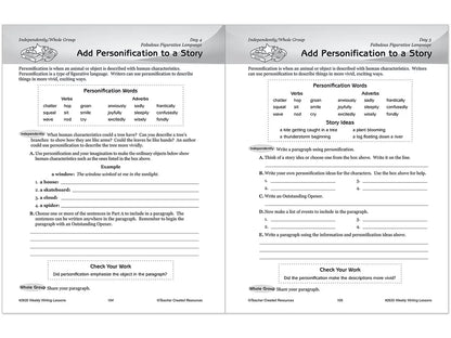 Weekly Writing Lessons Workbook - Gr. 5-6 - US 2796