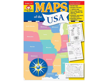 Maps of the USA Workbook - US 3914