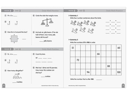 Daily Math Practice Workbook - Gr. 2 - US 8716