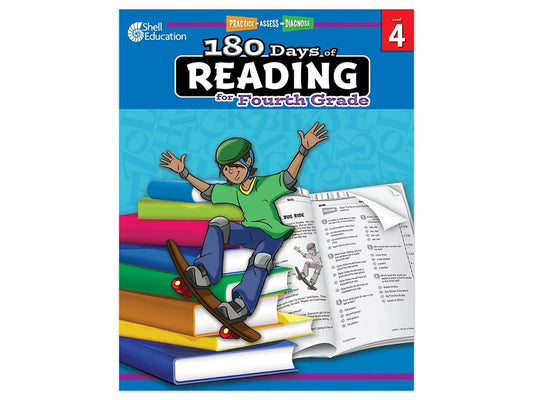 180 Days of Reading Workbook - Gr. 4 - US 5030