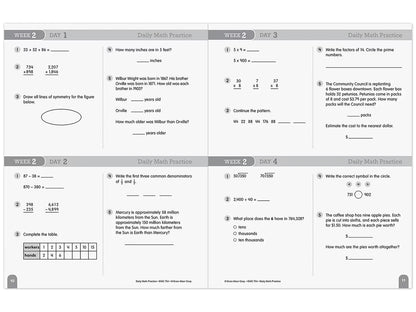 Daily Math Practice Workbook - Gr. 5 - US 3862